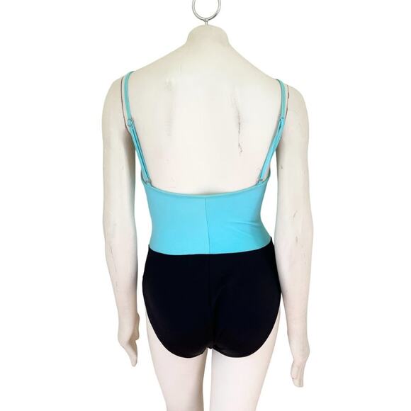 MIRACLESUIT Ruched Colorblock One Piece Swimsuit Bathing Suit SZ 10 - Picture 9 of 13